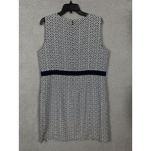 Tommy Hilfiger Women's Geometric Printed Sleeveless Sheath Dress 16 NWOT's. - Picture 3 of 7